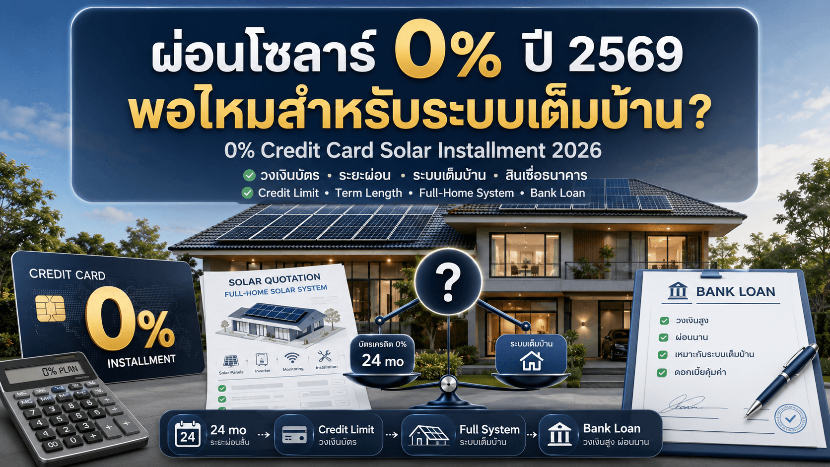 0% Credit Card Installment for Solar in 2026: Is It Enough for a Full System?