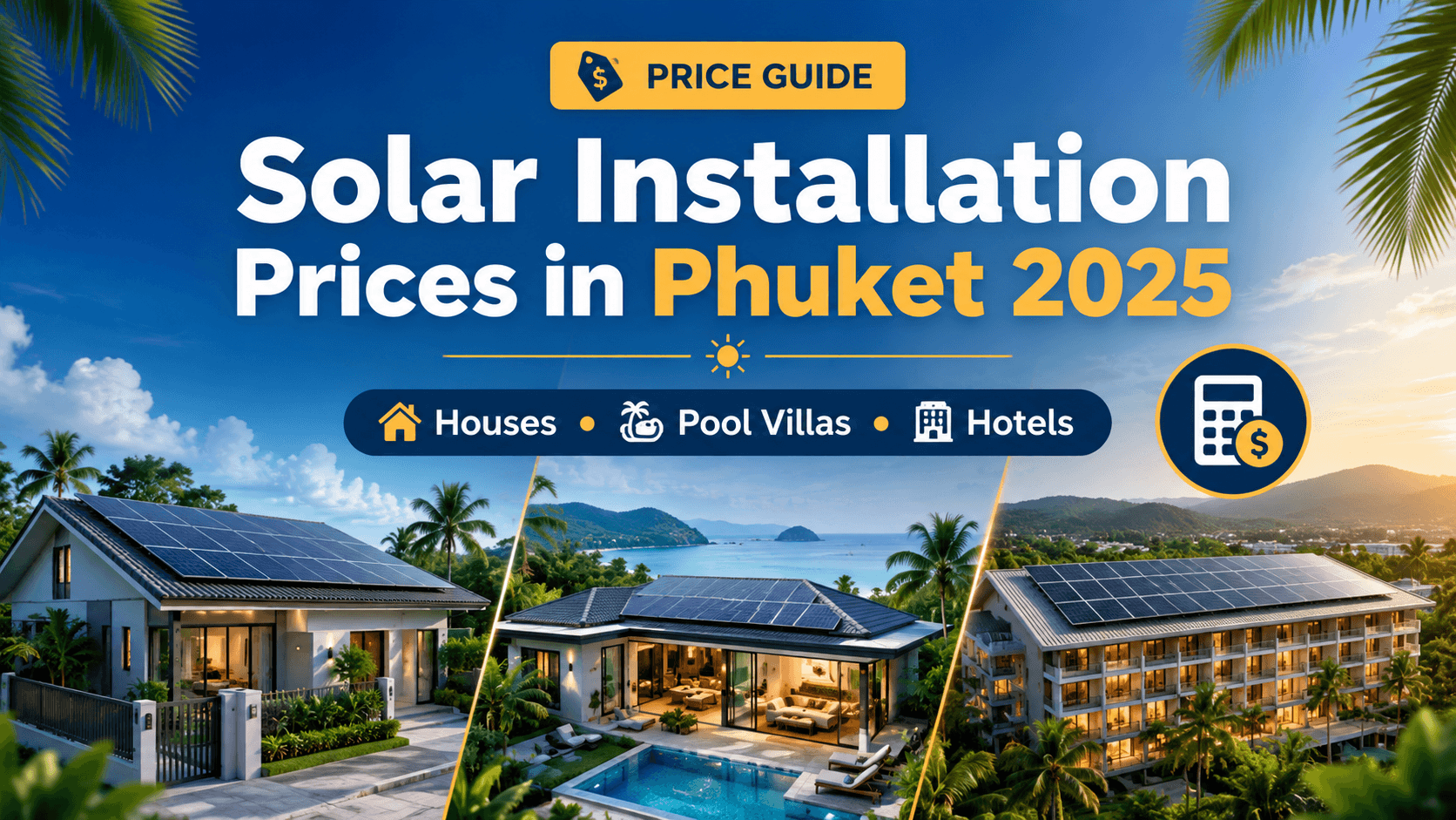 Solar Installation Prices in Phuket 2025: Houses, Pool Villas & Hotels