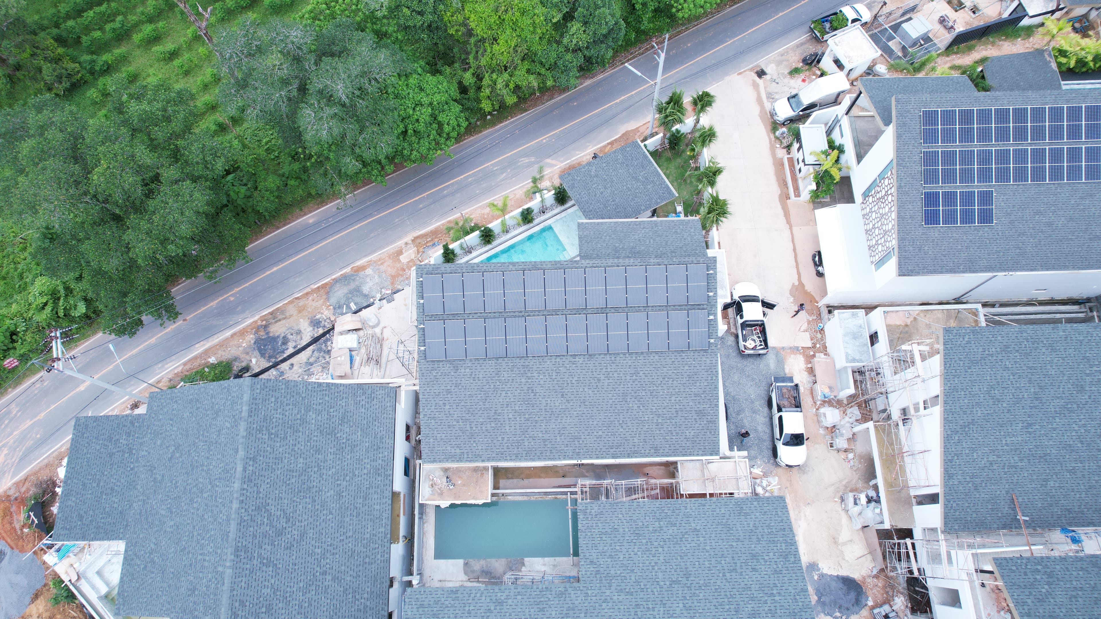 Grand View Villa - 1 solar rooftop installation — Phuket