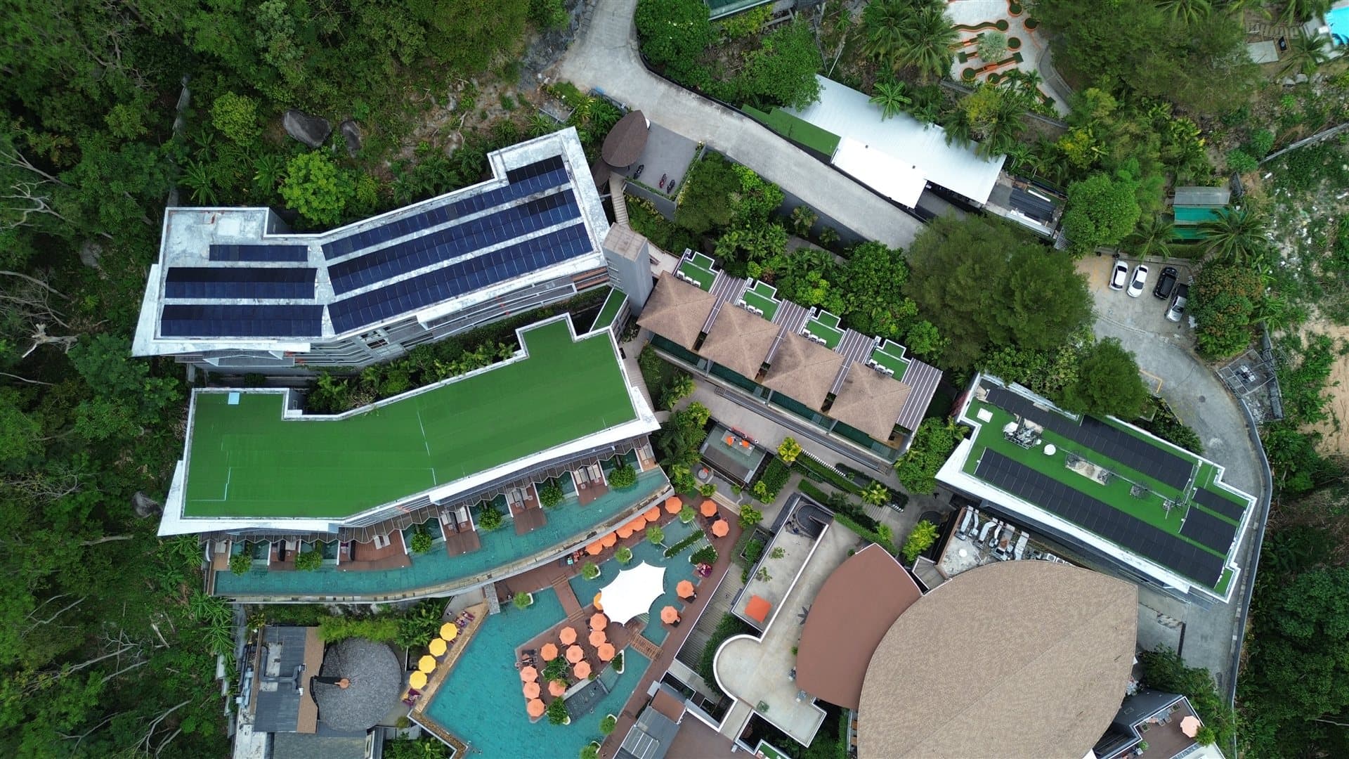 Kalima Resort & Spa solar rooftop installation — Phuket