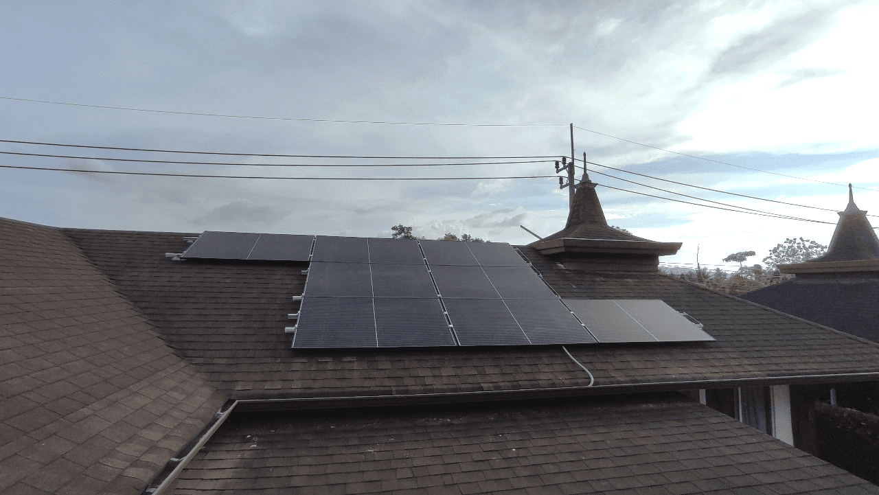 Pool Villa - 6 solar rooftop installation — Phuket