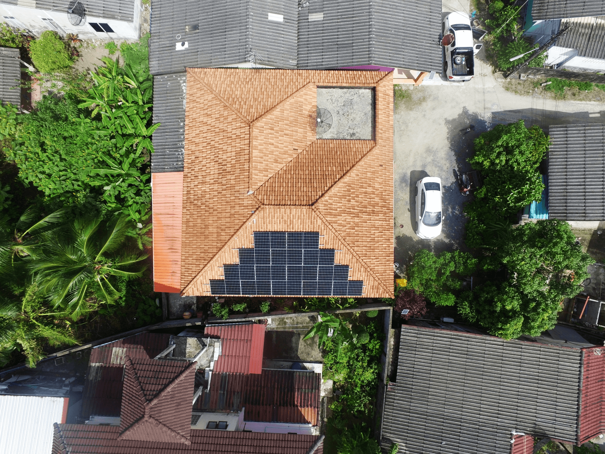 Private House - 1 solar rooftop installation — Phuket