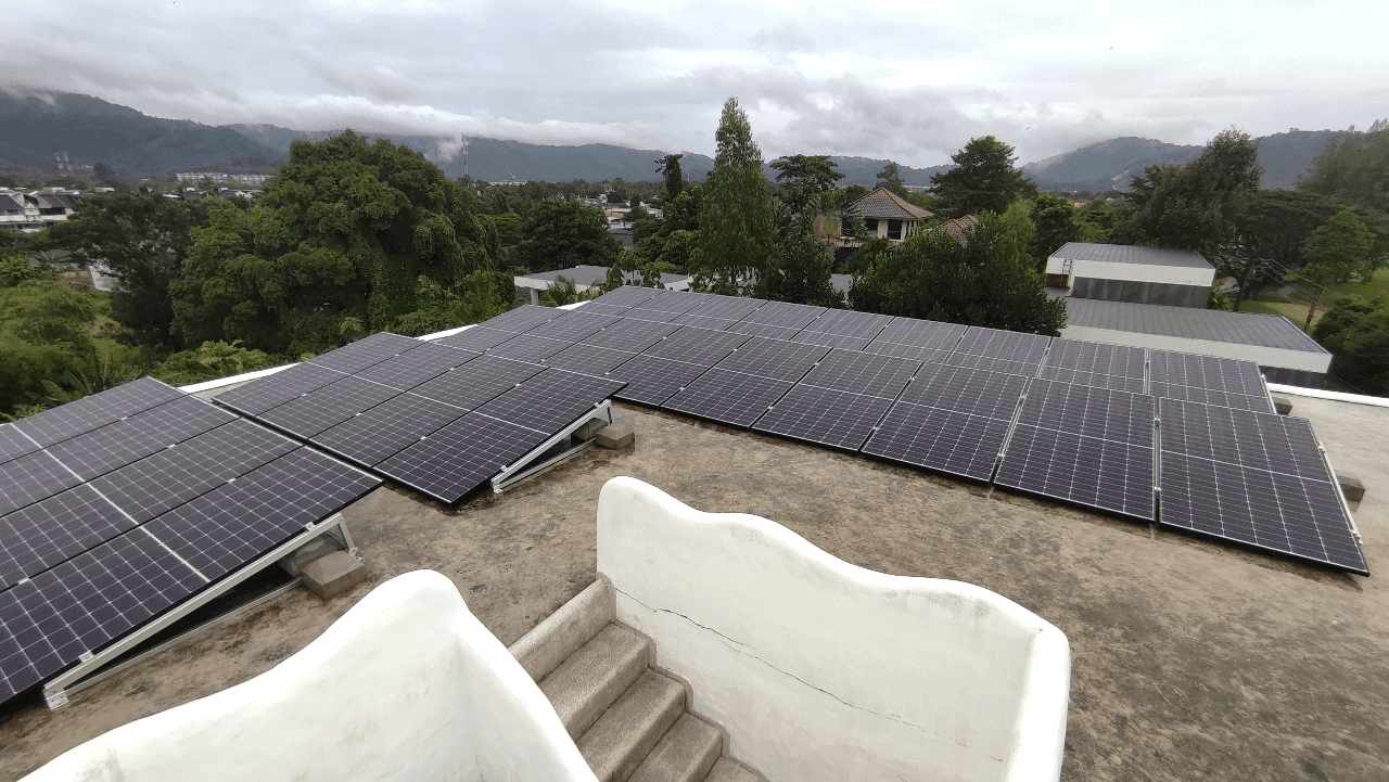 Private House - 15 solar rooftop installation — Phuket