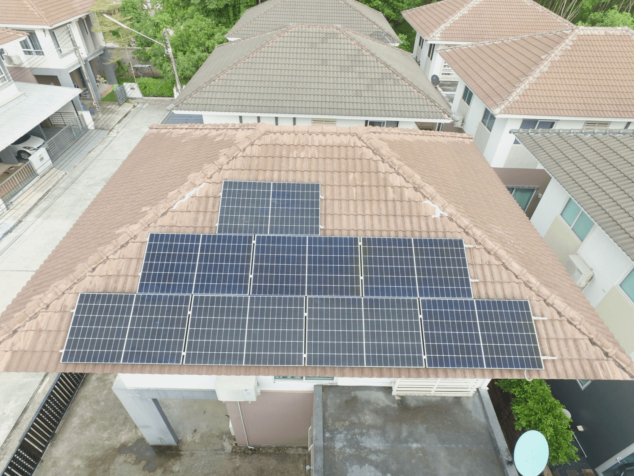 Private House - 8 solar rooftop installation — Phuket