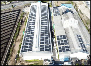 The Packaging solar rooftop installation — Chachoengsao