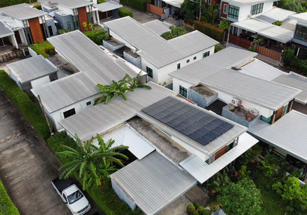Residential Phuket on grid 10 KWH