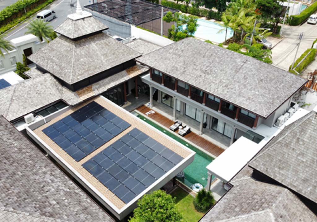 Residential Phuket on grid 20 KWH
