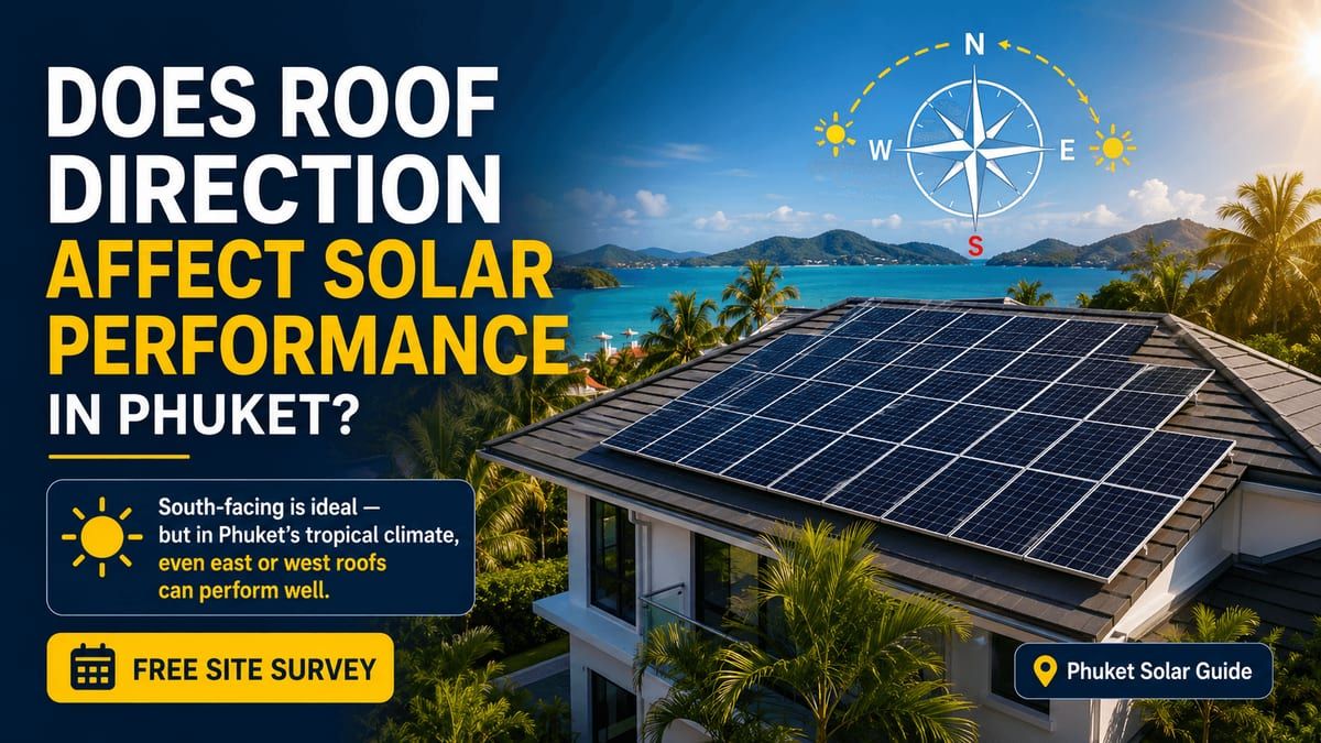Does Roof Direction Affect Solar Performance in Phuket?