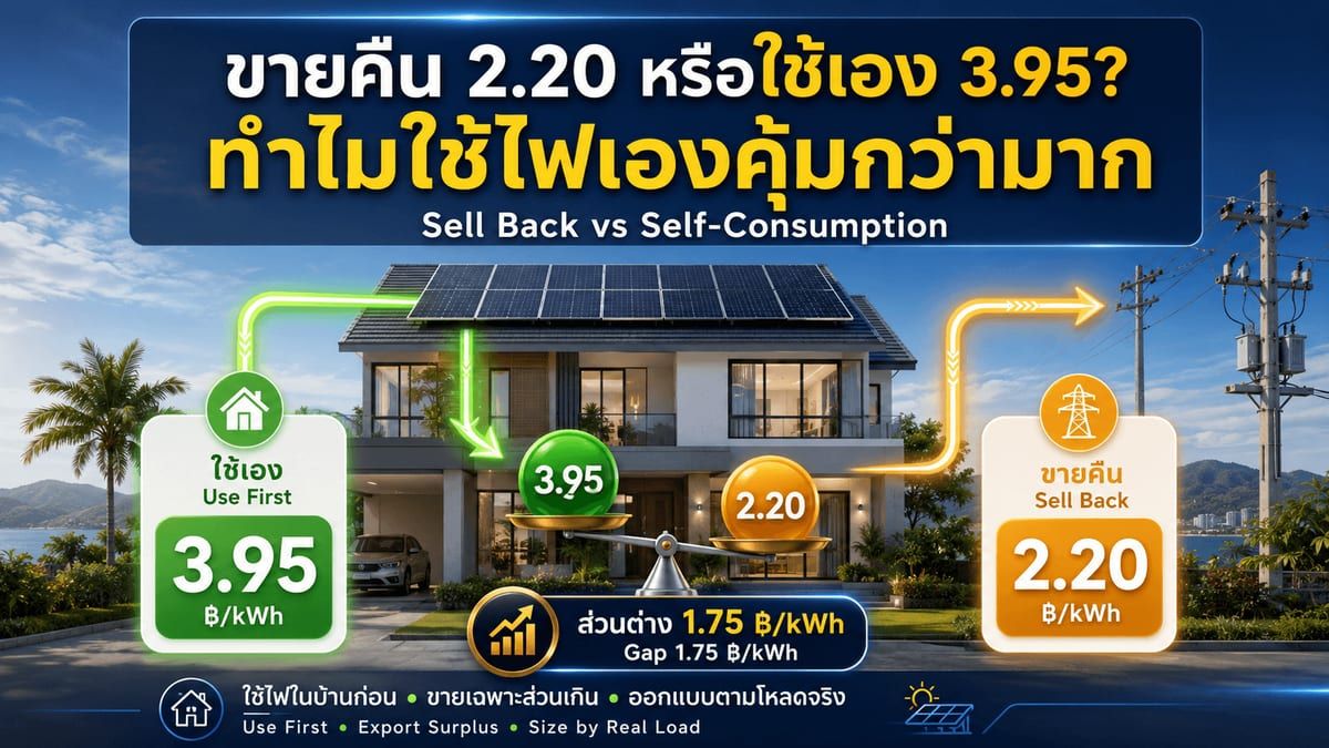 Sell Back at ฿2.20 or Use It Yourself at ฿3.86? Why Self-Use Still Wins