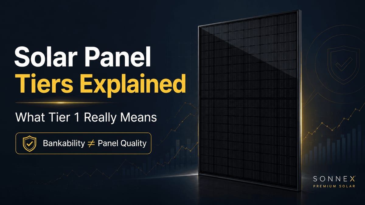Solar Panel Tiers Explained: What Tier 1 Really Means