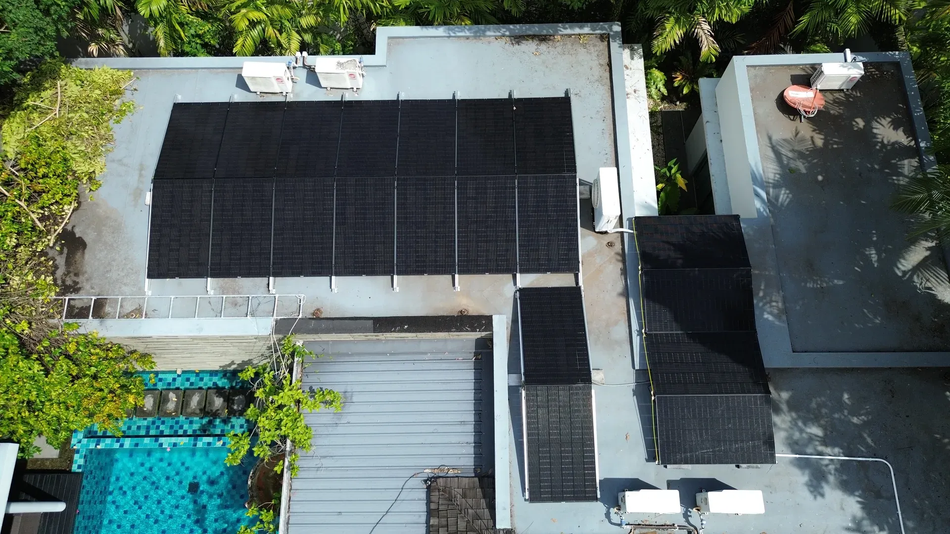 Anchan Villas (Phase III) solar rooftop installation — Phuket