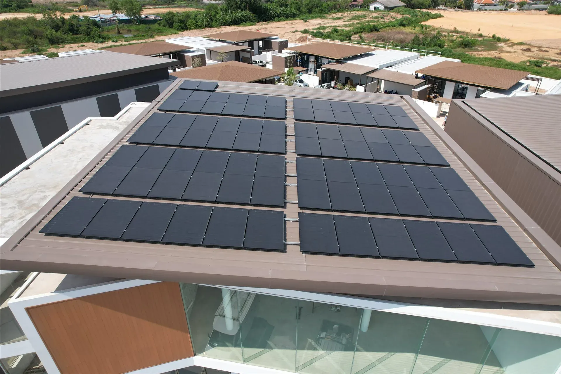Arann Massage & Spa solar rooftop installation — Phuket