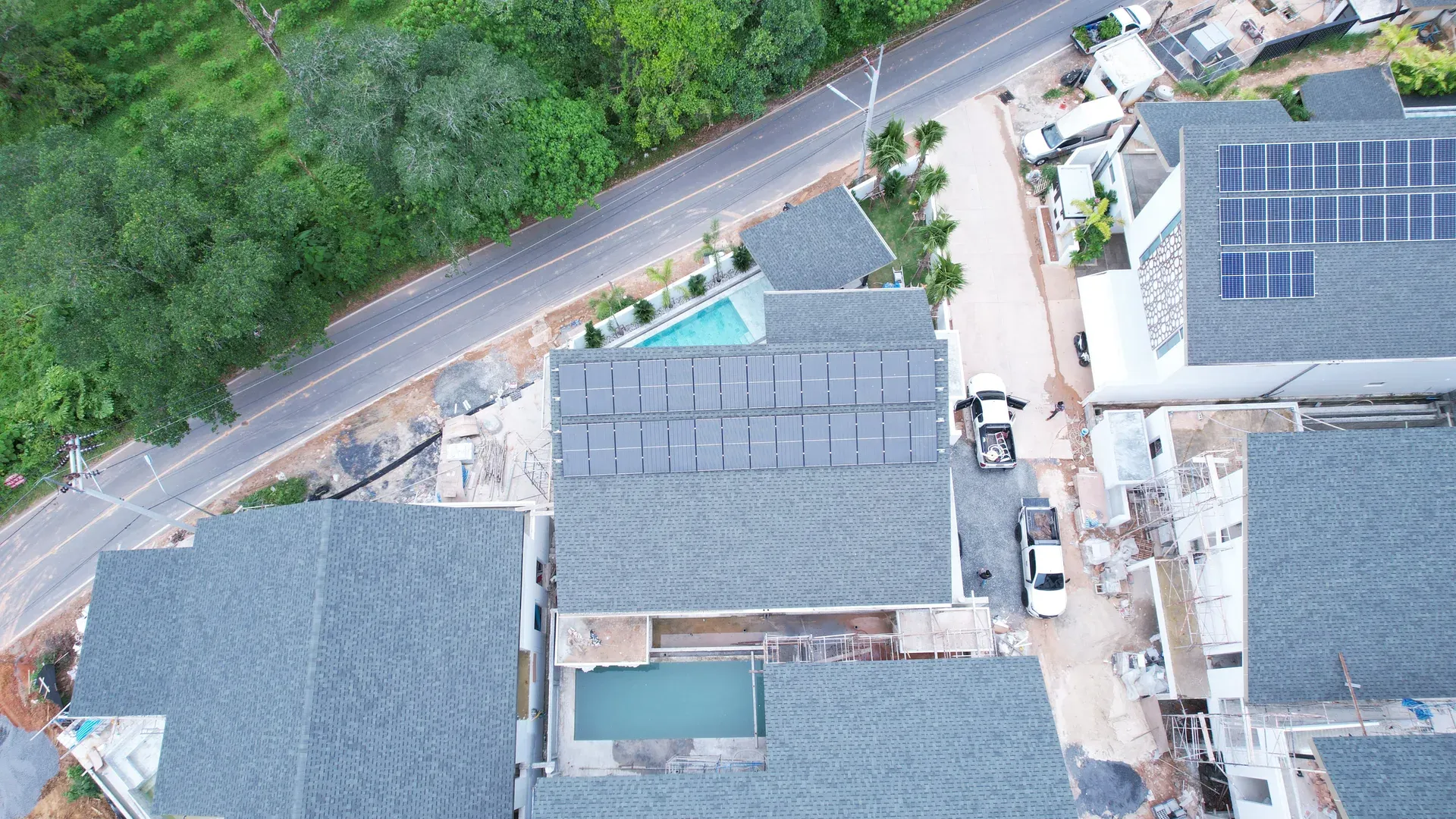 Grand View Villa - 1 solar rooftop installation — Phuket