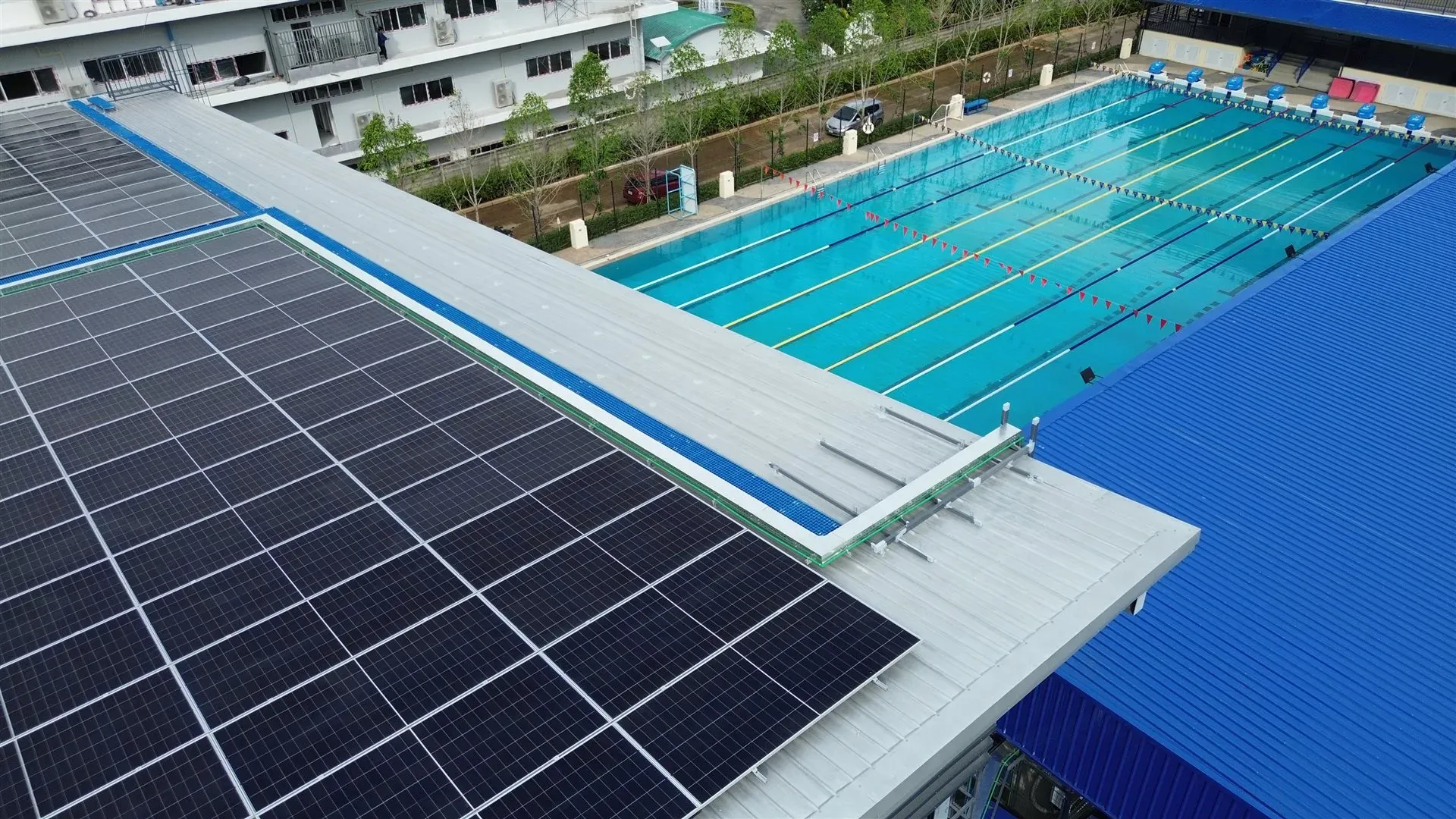 HeadStart International School (Cherngtalay Campus) solar rooftop installation — Phuket
