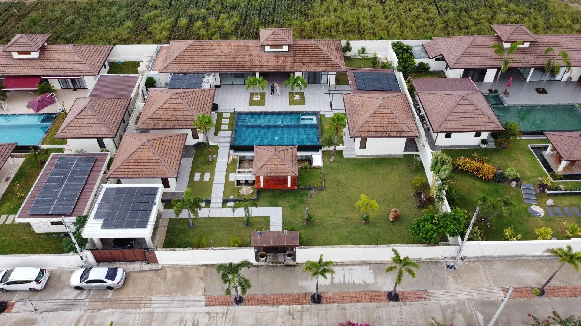 Pool Villa - 3 solar rooftop installation — Prachuap Khiri Khan