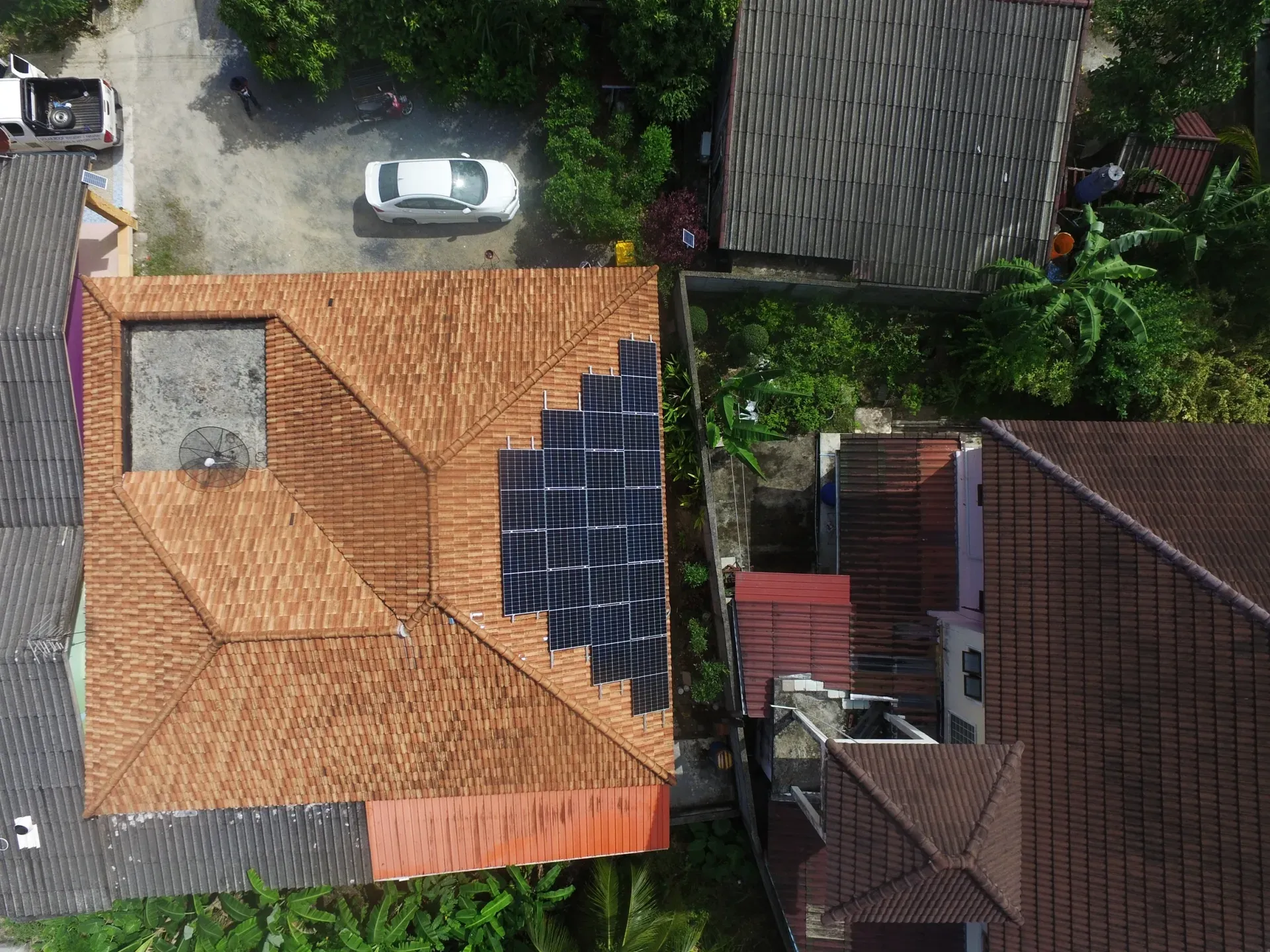 Private House - 9 solar rooftop installation — Phuket