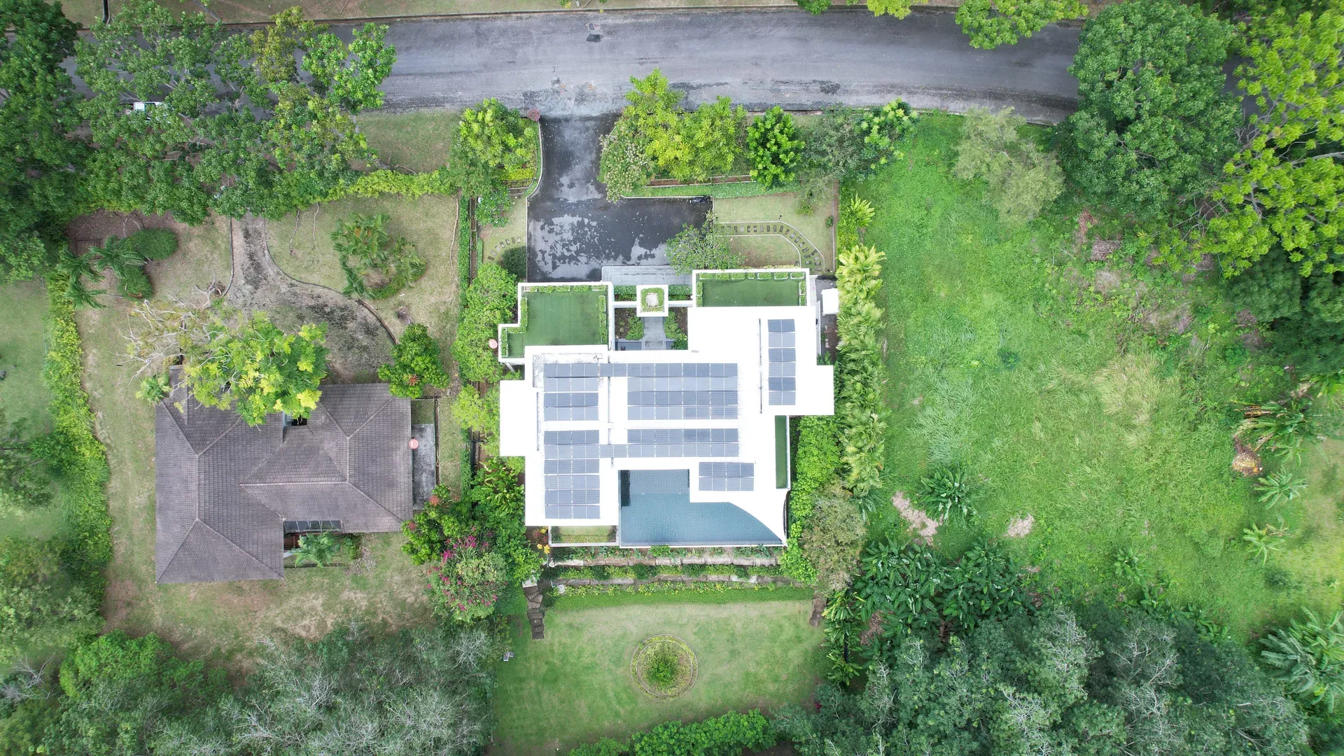 Private House at Blue Canyon solar rooftop installation — Phuket