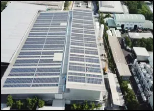 Salee Colour Public Company Limited solar rooftop installation — Samut Prakan