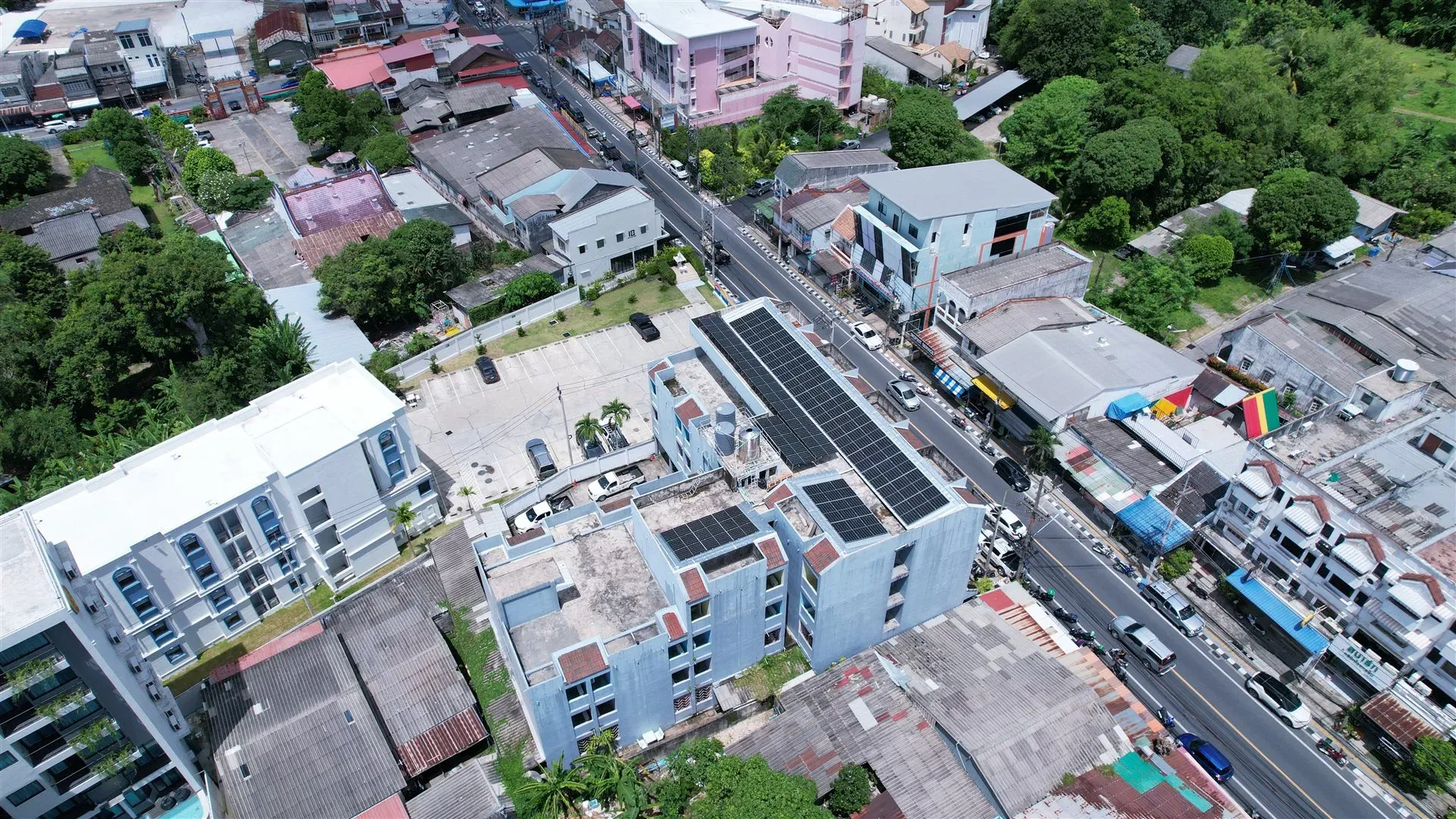 Summer Hotel solar rooftop installation — Phuket